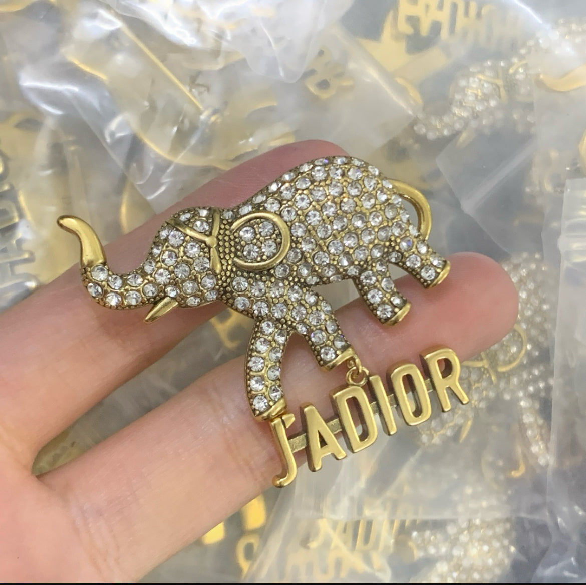 Dior brooch